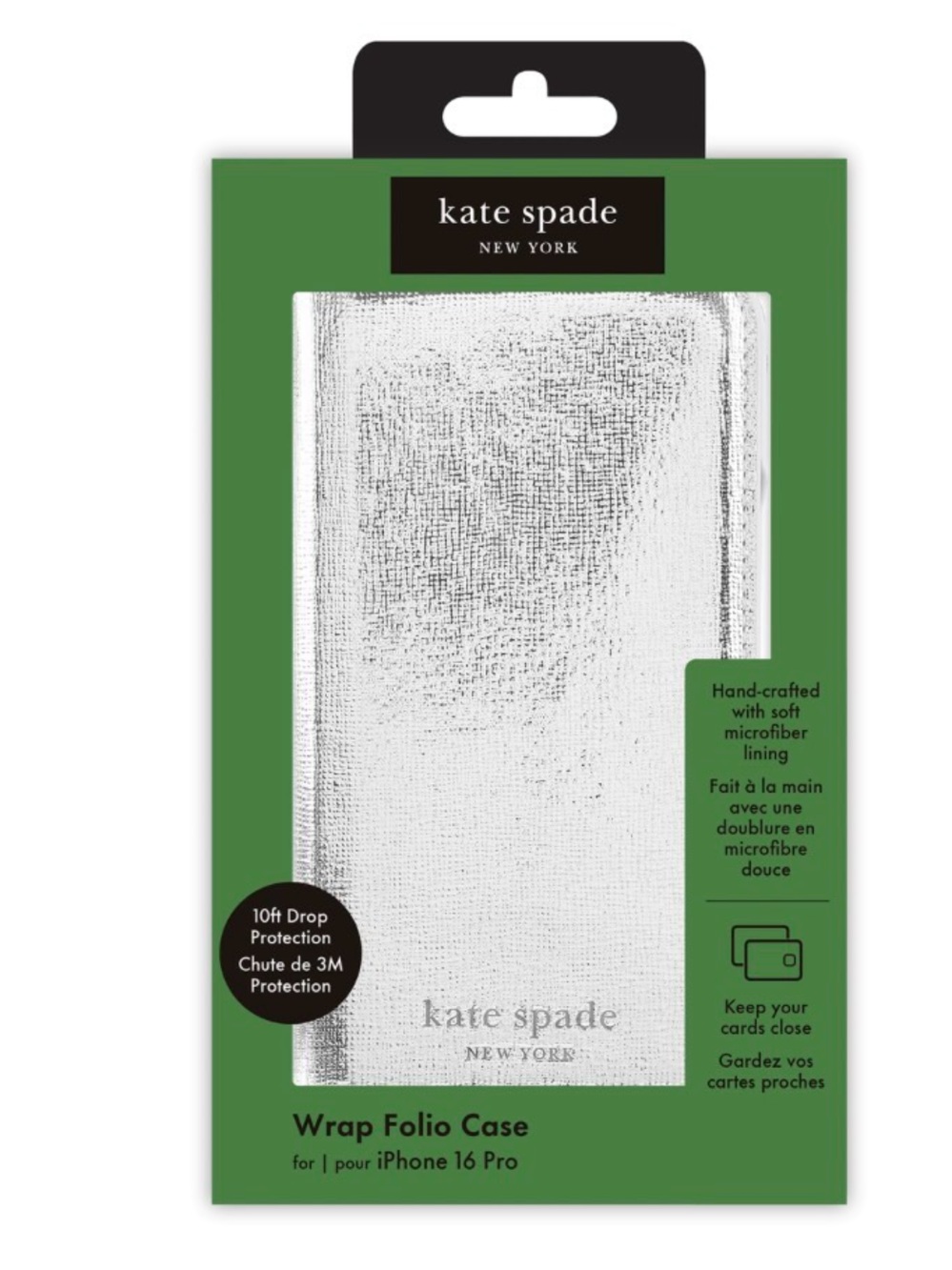 kate spade new york Wrap Folio Case iPhone 16 Pro Max Case NWT
